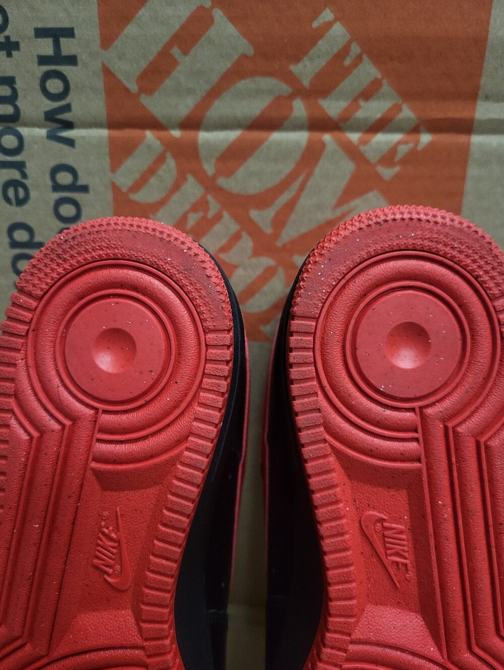 Nike Air Force 1 '07 Black/Red/Bred Men Size 13 - Picture 10 of 15
